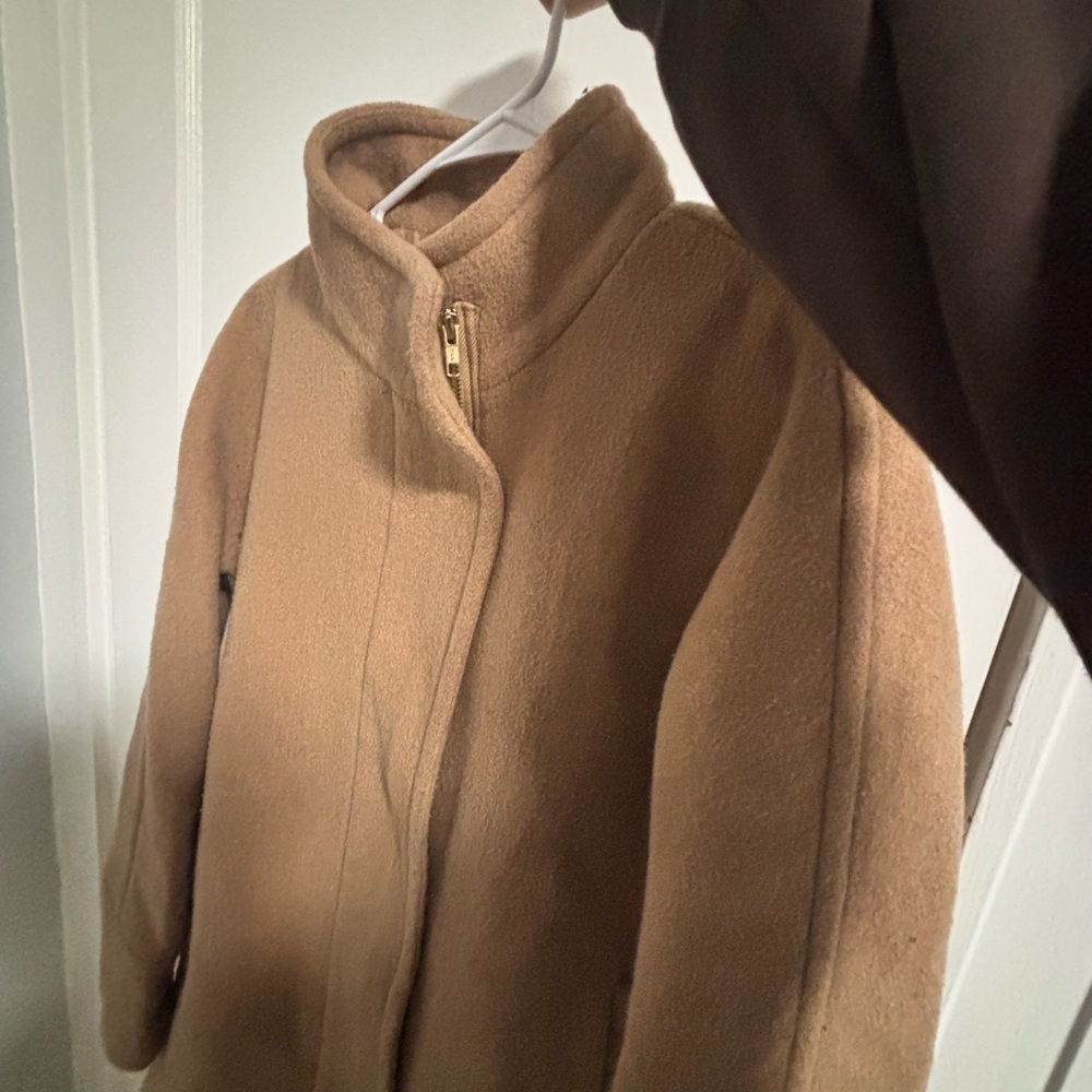 Express Tan Teddy Jacket